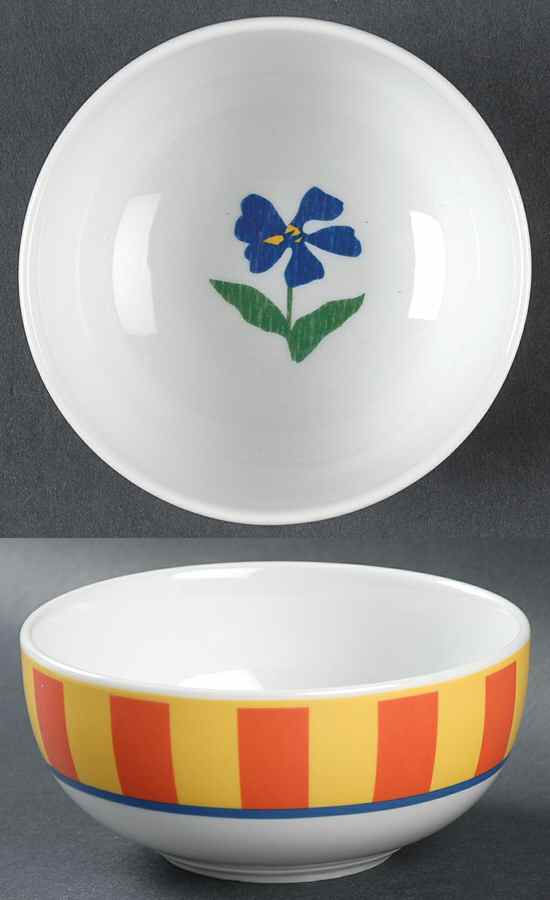 Blue Flower Fruit/Dessert (Sauce) Bowl by Vista Alegre-1