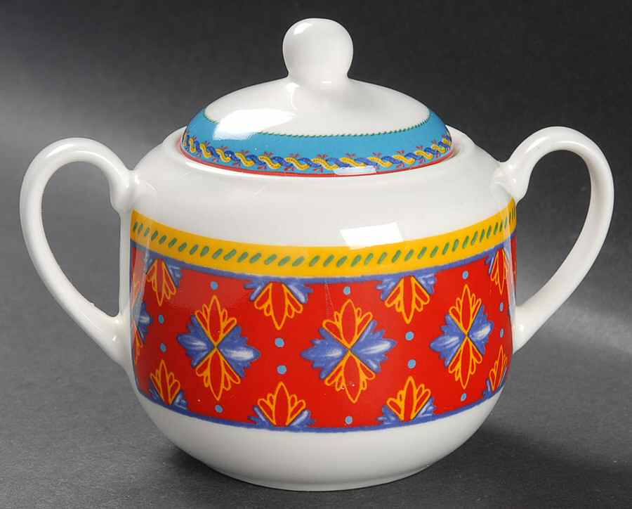 Bahia Sugar Bowl & Lid by Vista Alegre-1