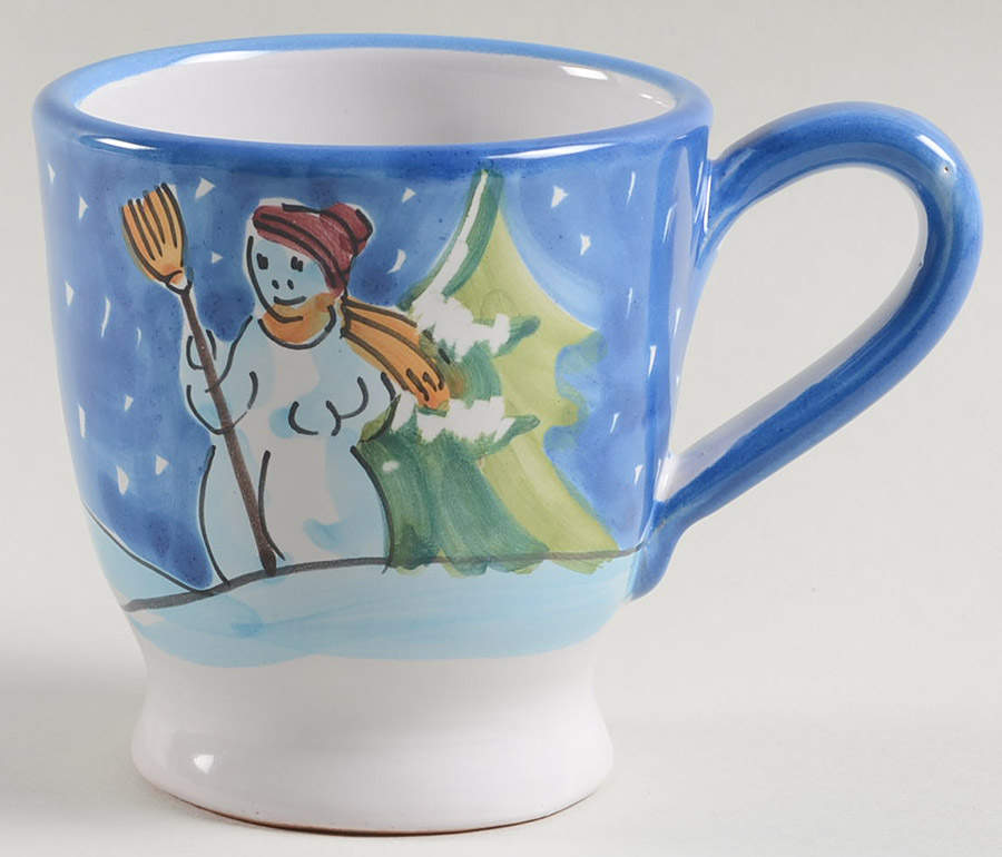 Winter Wonderland Mug by Vietri (Italy)-1