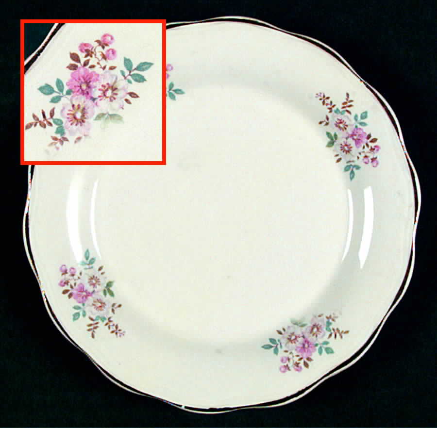 Nancy Lee Bread & Butter Plate by Vanity Fair-1