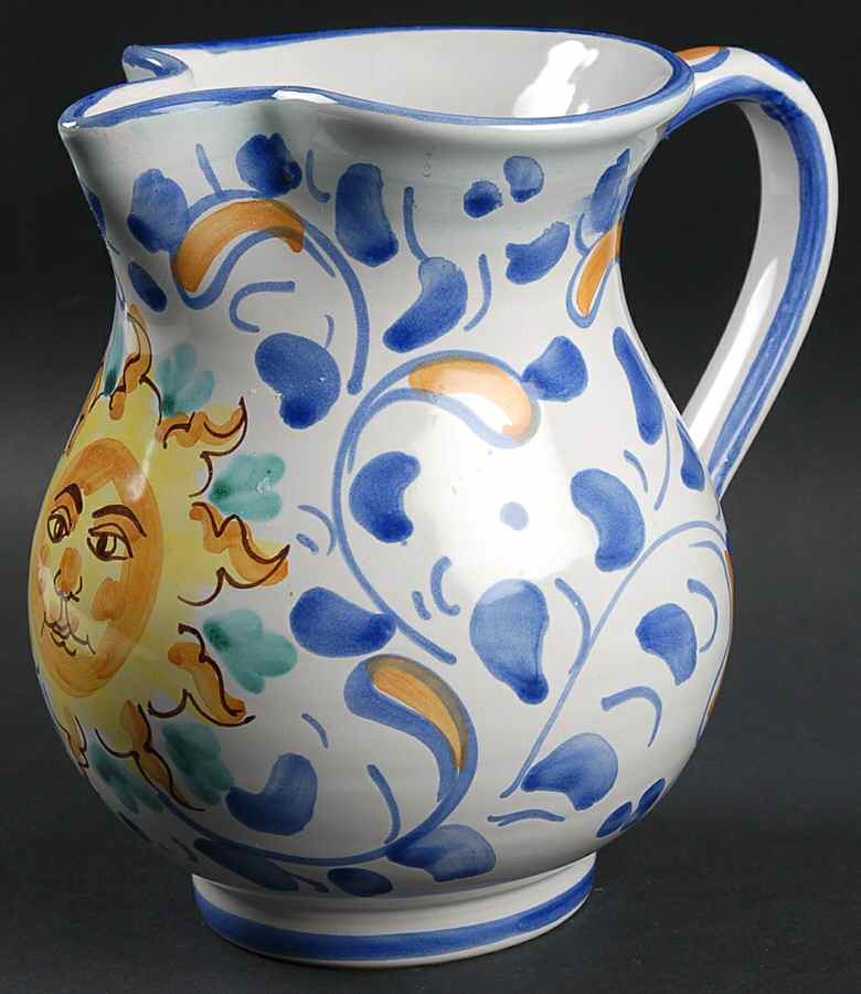 Sole 48 Oz Pitcher by Vietri (Italy)-1