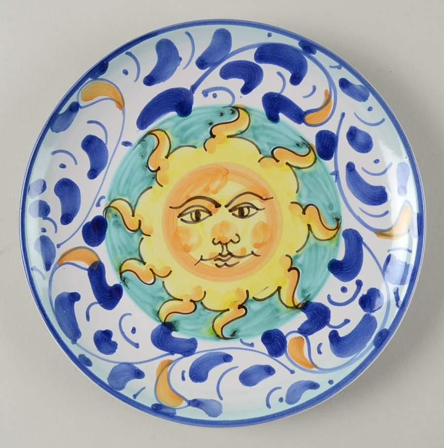 Sole Salad Plate by Vietri (Italy)-1