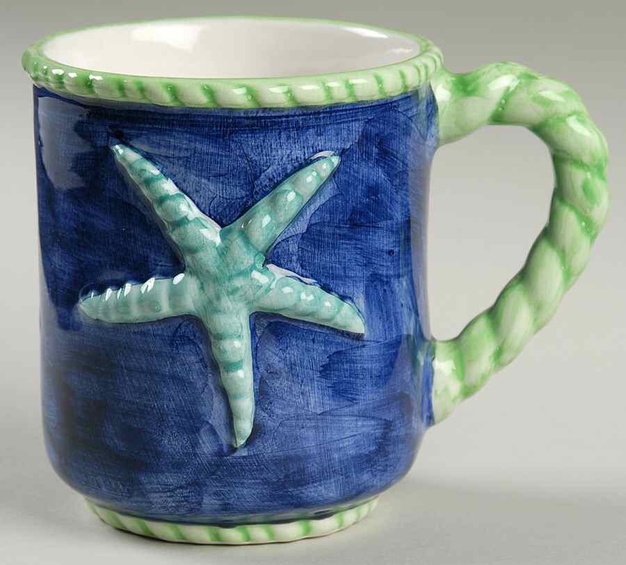 Acqua Pesce Mug by Vietri (Italy)-1