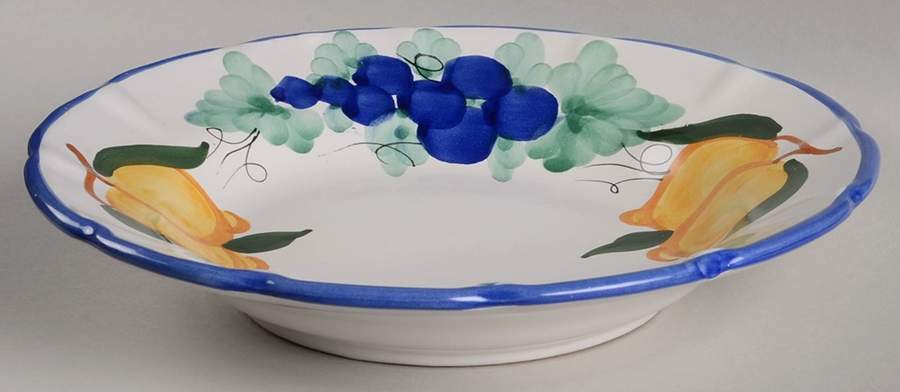 Frutta Amalfi 9" Soup/Pasta Bowl by Vietri (Italy)-1