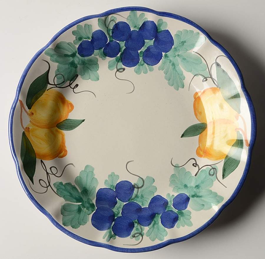 Frutta Amalfi Salad Plate by Vietri (Italy)-1