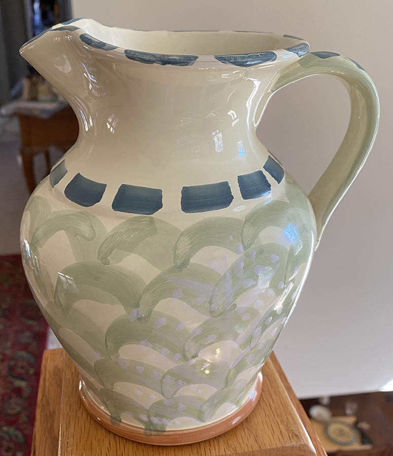 Ravenna Pitcher by Vietri (Italy)-1
