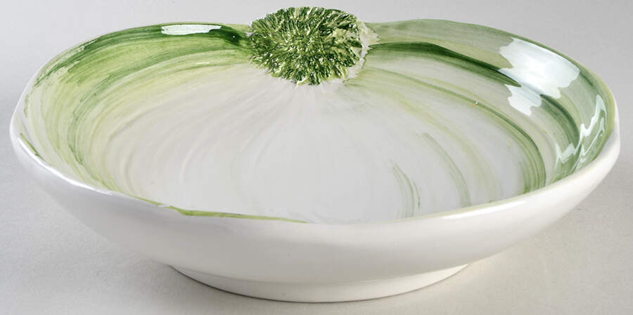 Grand Vegetables 9" Individual Pasta Bowl by Vietri (Italy)-1