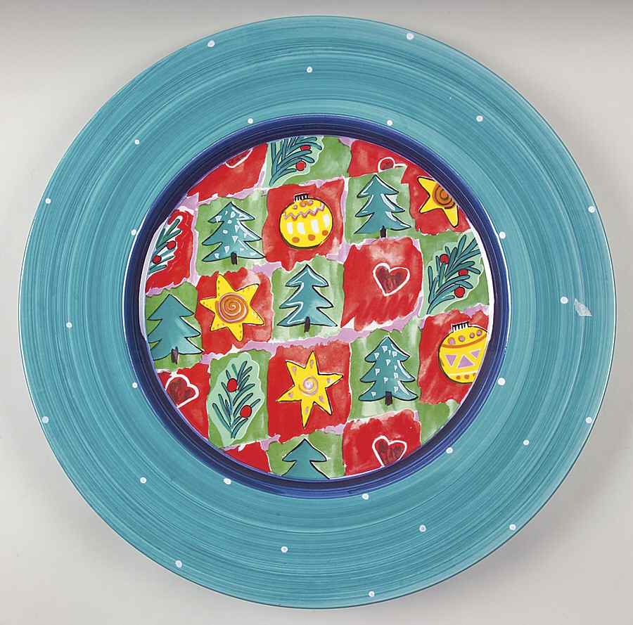 Christmas 17" Chop Plate (Round Platter) by Villeroy & Boch-1