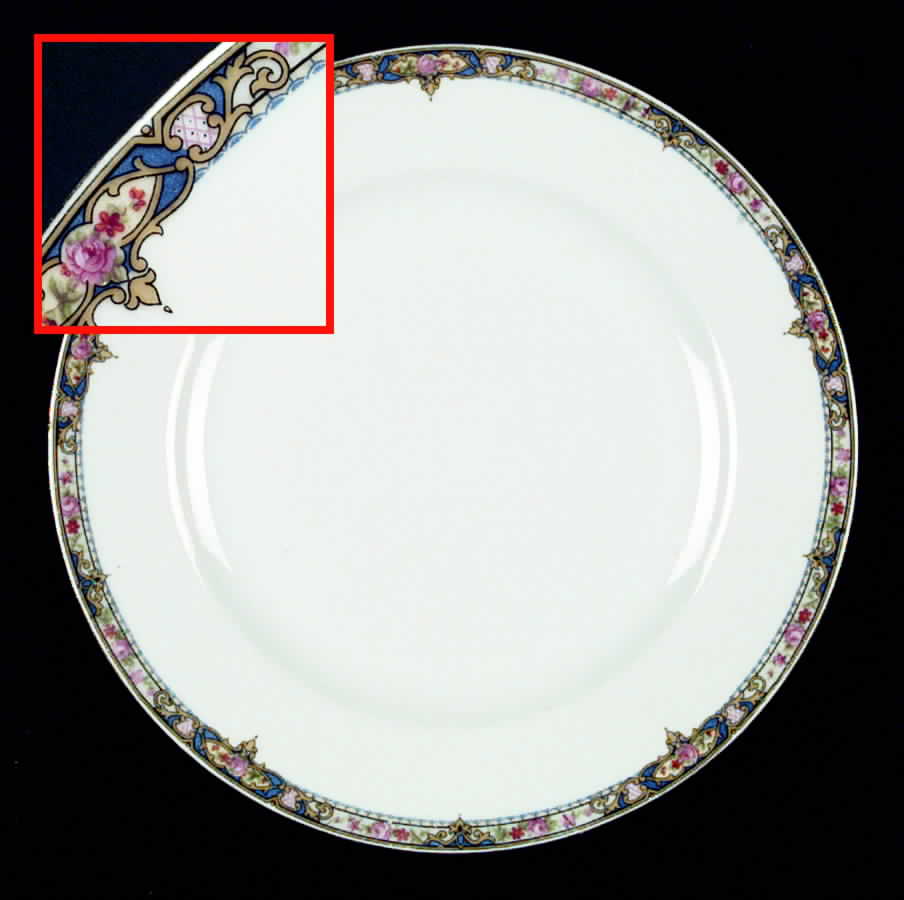 VIT118 Dinner Plate by Victoria (Czech)-1