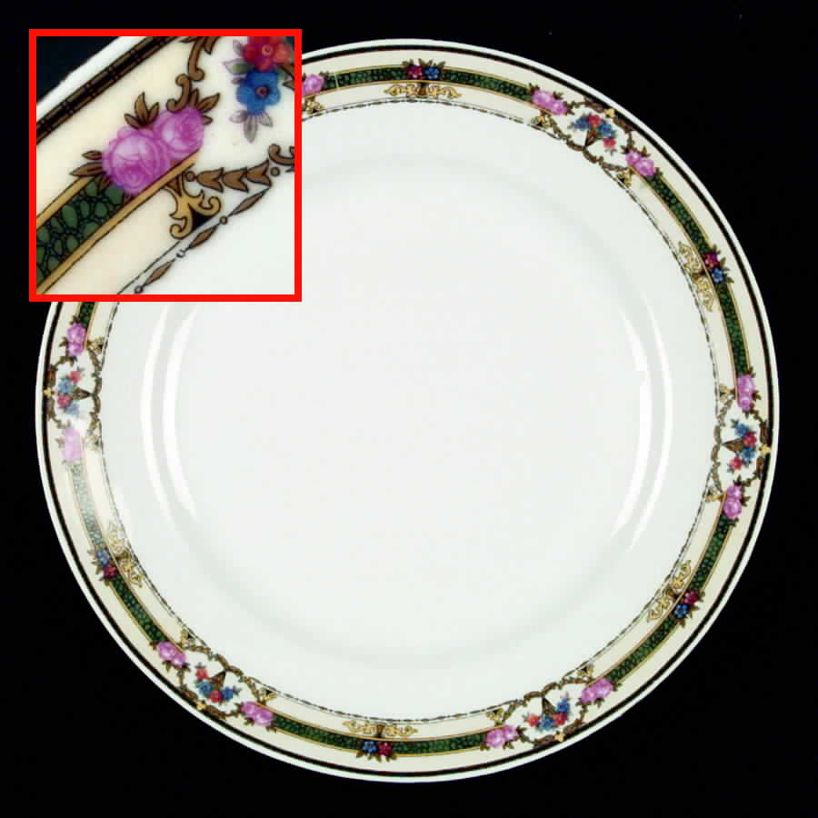 VIT121 Dinner Plate by Victoria (Czech)-1