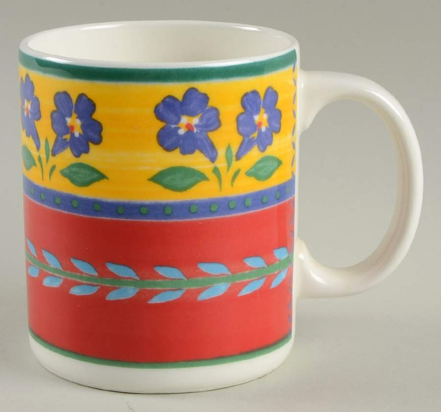 Blue Flowers Mug by Vista Alegre-1