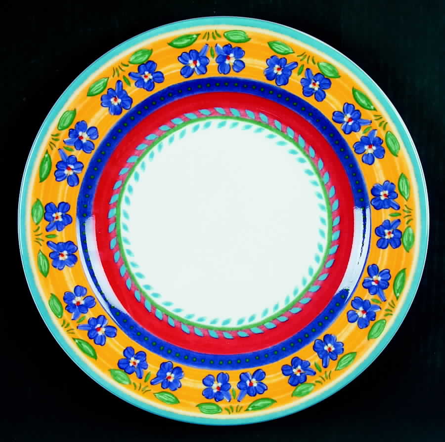 Blue Flowers Dinner Plate by Vista Alegre-1