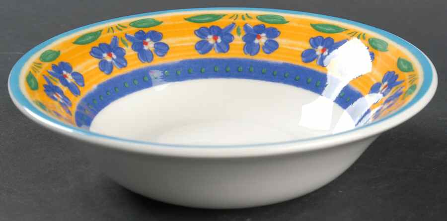 Blue Flowers Soup/Cereal Bowl by Vista Alegre-1