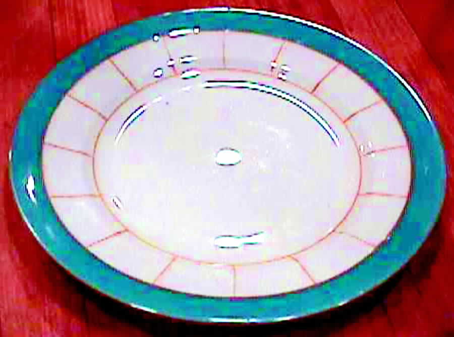 VIT125 Dinner Plate by Victoria (Czech)-1