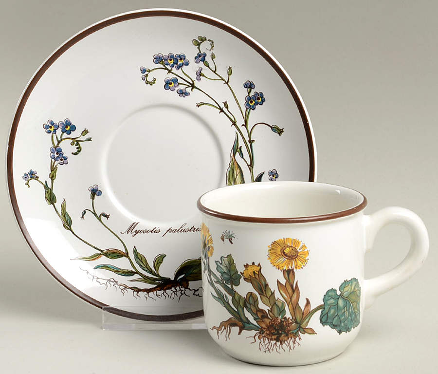 Botanica Flat Cup & Saucer Set by Villeroy & Boch-1