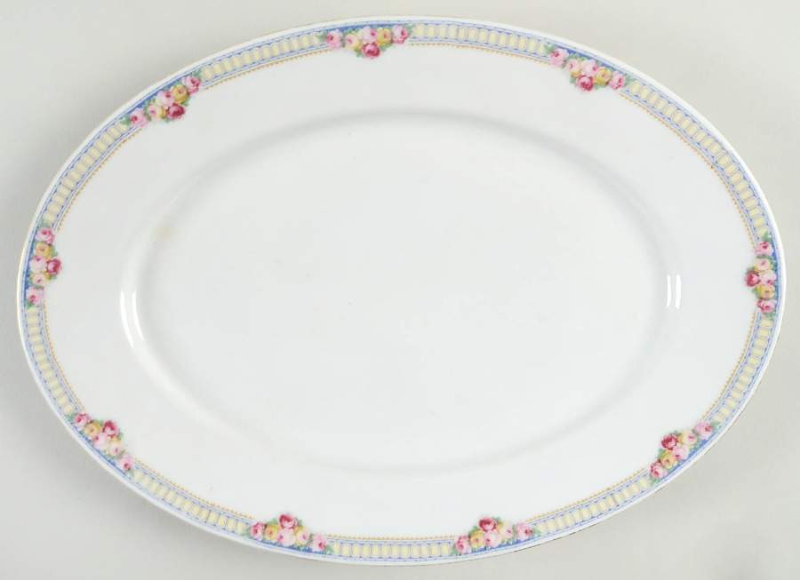 VIT127 12" Oval Serving Platter by Victoria (Czech)-1