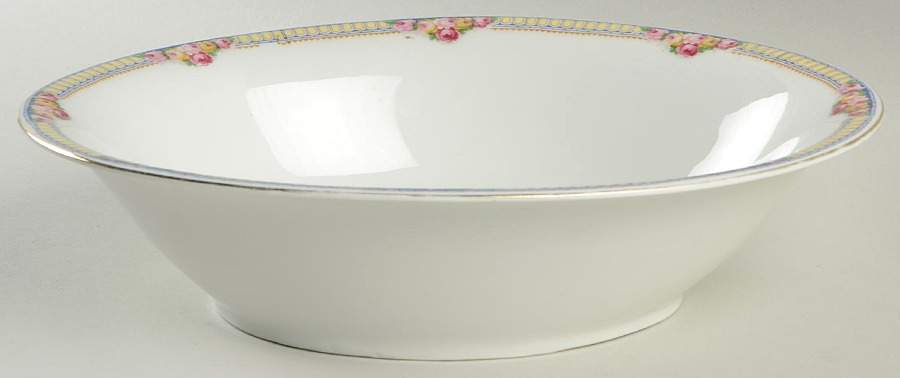 VIT127 10" Oval Vegetable Bowl by Victoria (Czech)-1