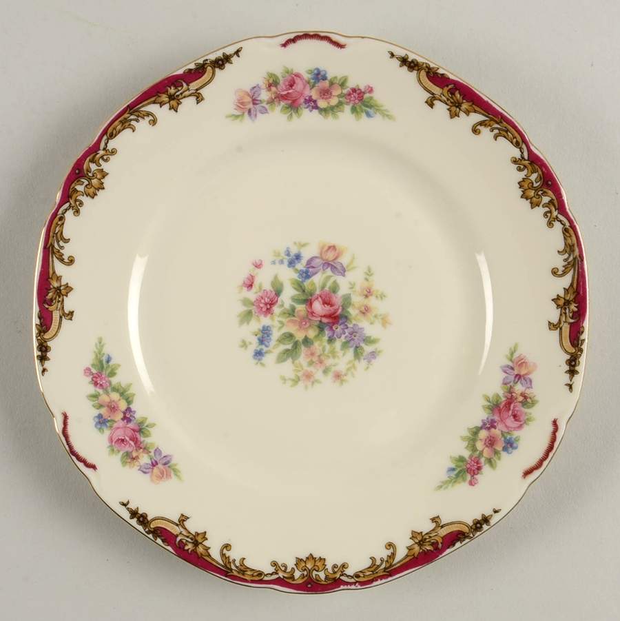 VIT129 Salad Plate by Victoria (Czech)-1