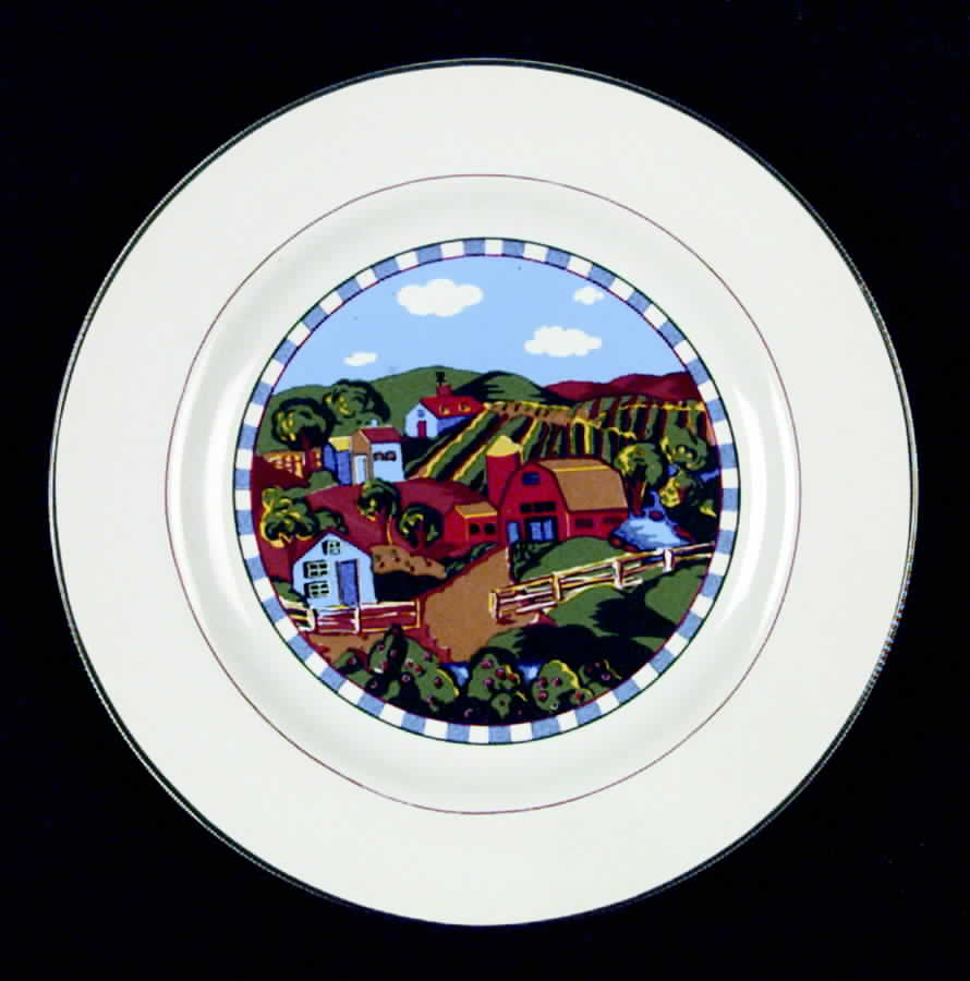 Shenandoah Salad Plate by Vitromaster-1