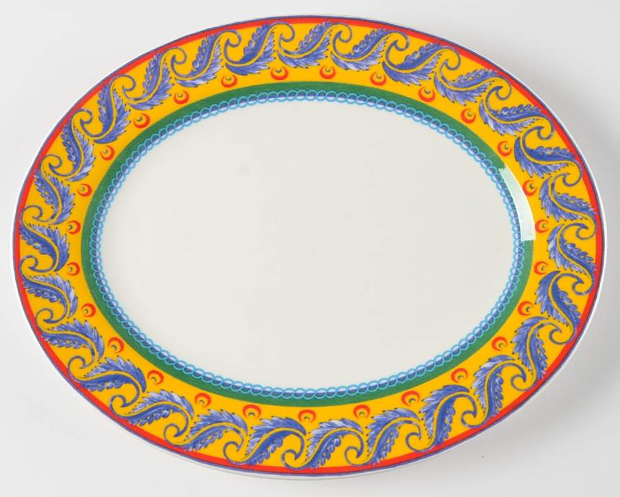 Rio 13" Oval Serving Platter by Vista Alegre-1