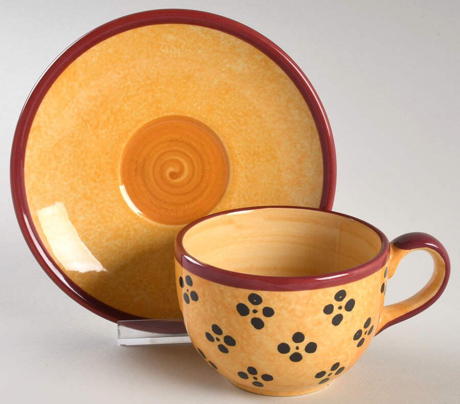 Tropical (Switch 5) Flat Cup & Saucer Set by Villeroy & Boch-1