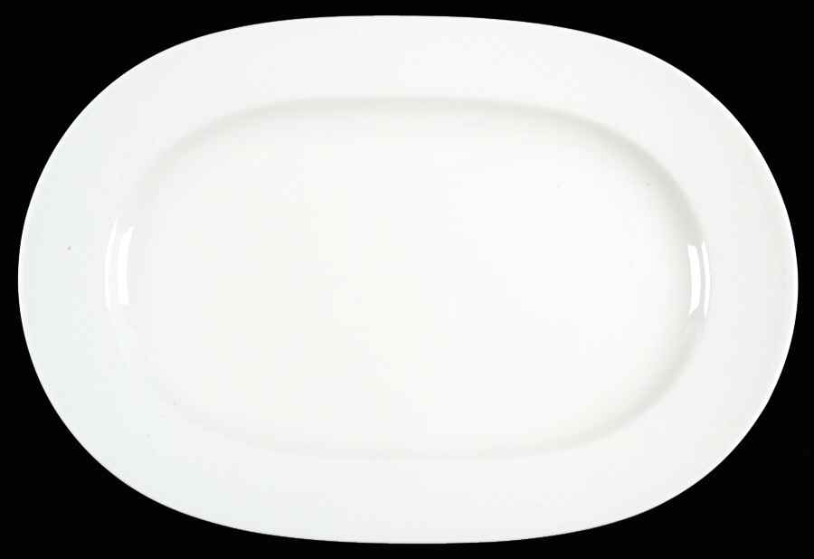 Tipo White 13" Oval Serving Platter by Villeroy & Boch-1