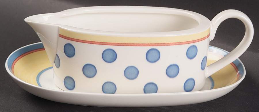Twist Anna Gravy Boat & Underplate/Relish by Villeroy & Boch-1