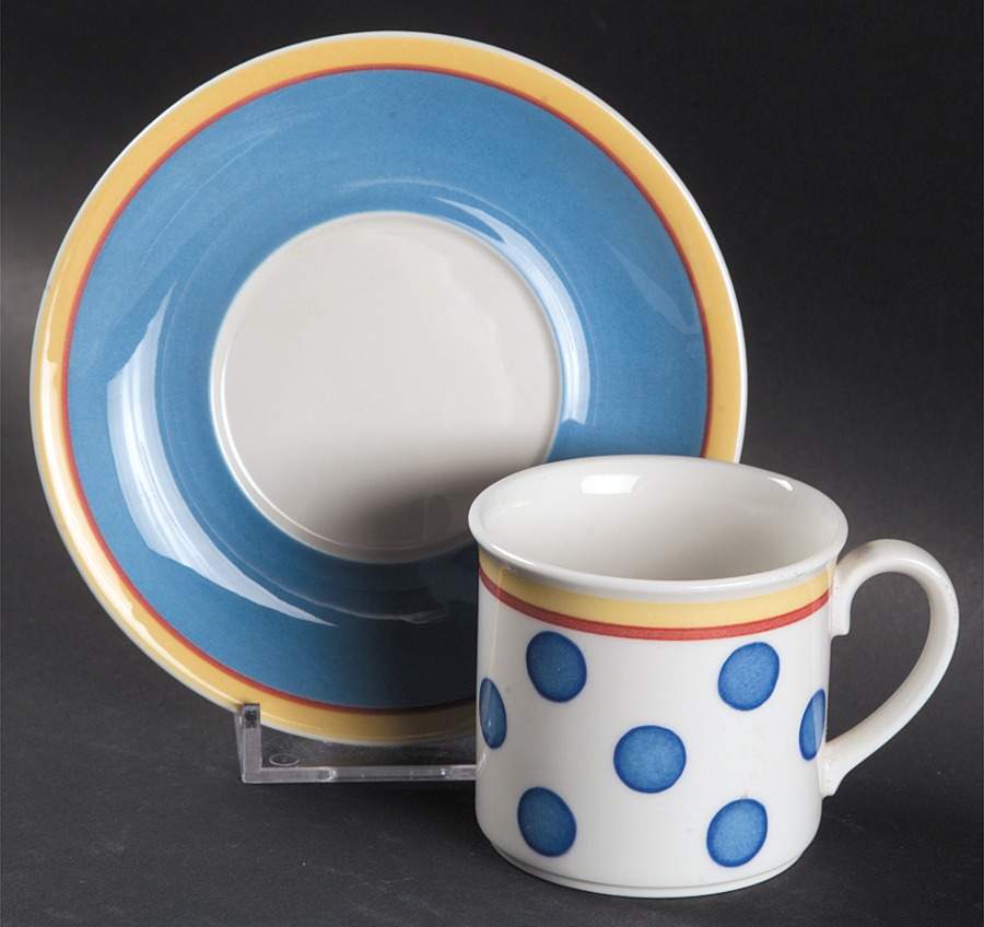 Twist Anna Flat Demitasse Cup & Saucer Set by Villeroy & Boch-1