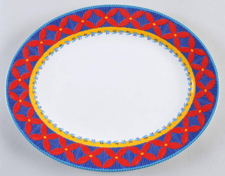 Samba 13" Oval Serving Platter by Vista Alegre-1
