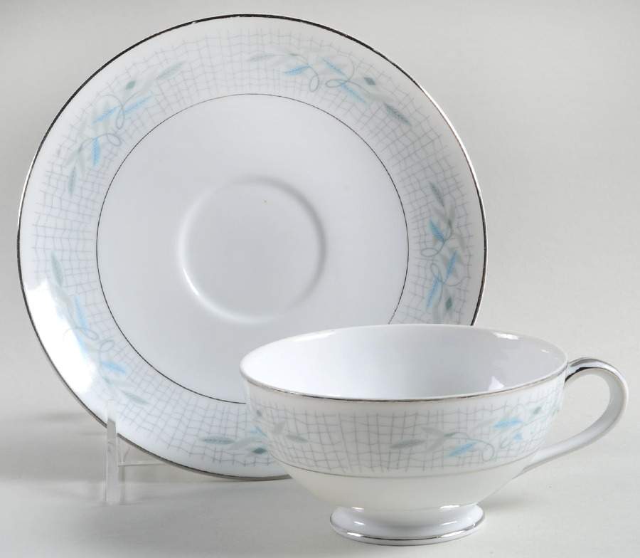 Symphony Footed Cup & Saucer Set by Valmont-1