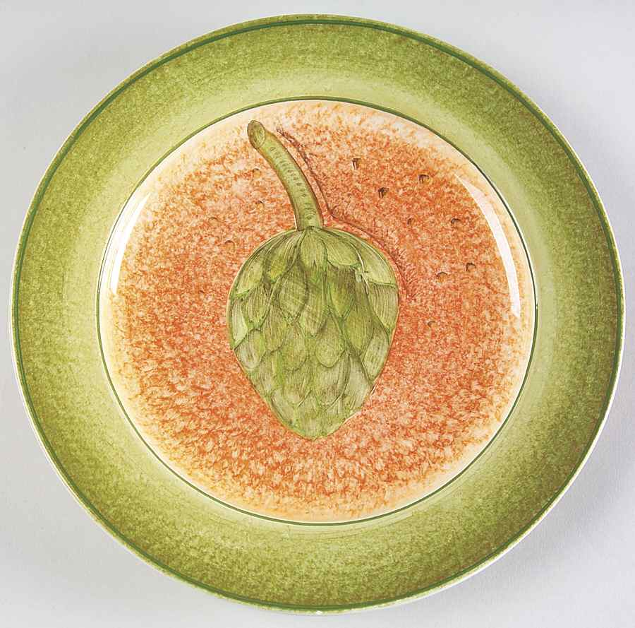 Harvest Vegetables (Not Embossed) Wall Plate by Vietri (Italy)-1