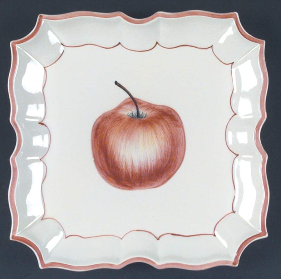 Disappearing Apples Wall Plate by Vietri (Italy)-1