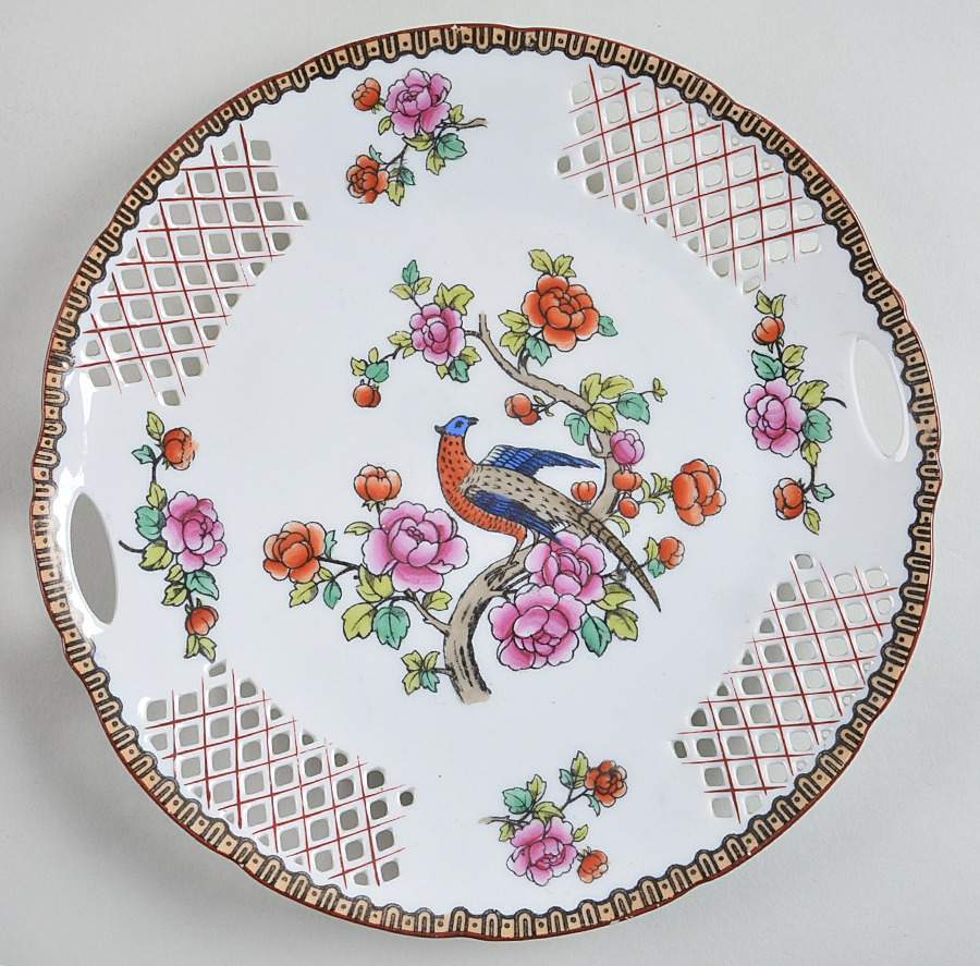 VTO13 Handled Cake Plate by Victoria (Austria)-1