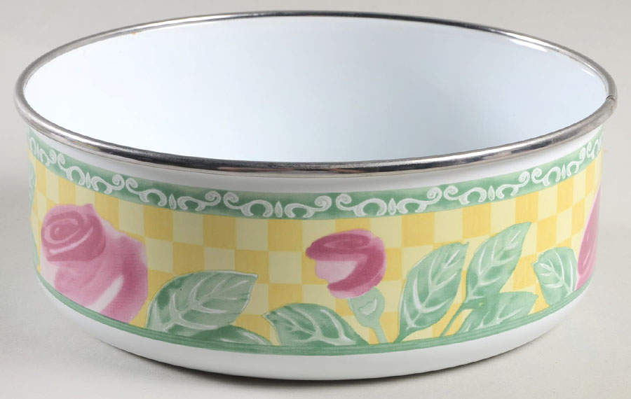 A Rose 6" Metal Bowl by Villeroy & Boch-1