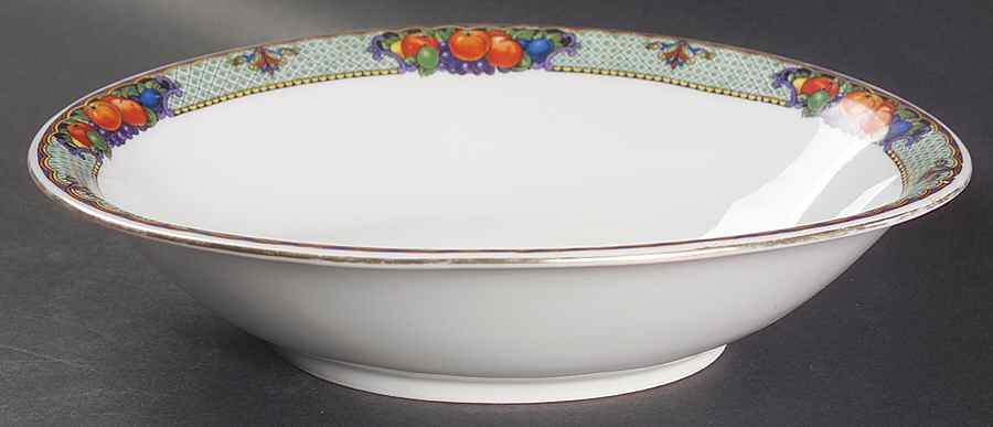 VIT136 10" Oval Vegetable Bowl by Victoria (Czech)-1