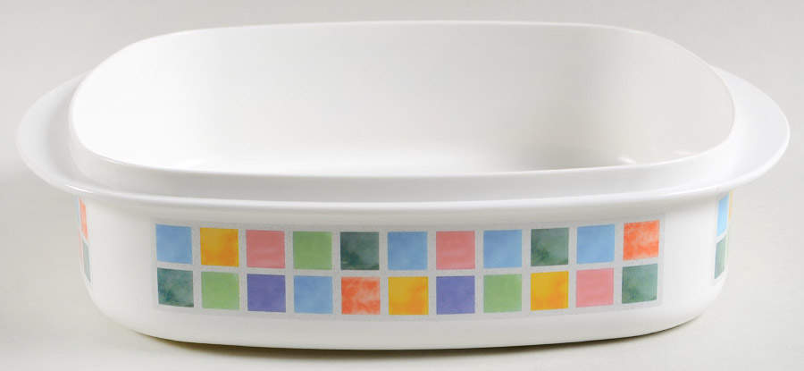 Twist Alea Limone 40 Oz Square Plastic Microwave Bowl, No Vent Lid by Villeroy & Boch-1
