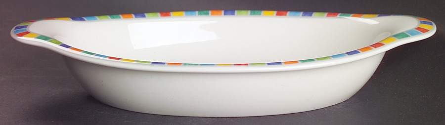 Twist Alea Limone 13" Oval Baker by Villeroy & Boch-1
