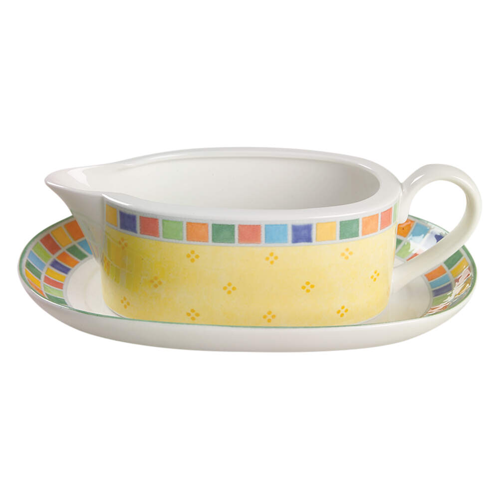 Twist Alea Limone Gravy Boat & Underplate/Relish by Villeroy & Boch-1