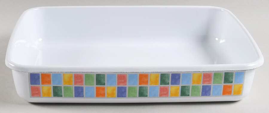 Twist Alea Limone 11" Metal Rectangular Baker by Villeroy & Boch-1