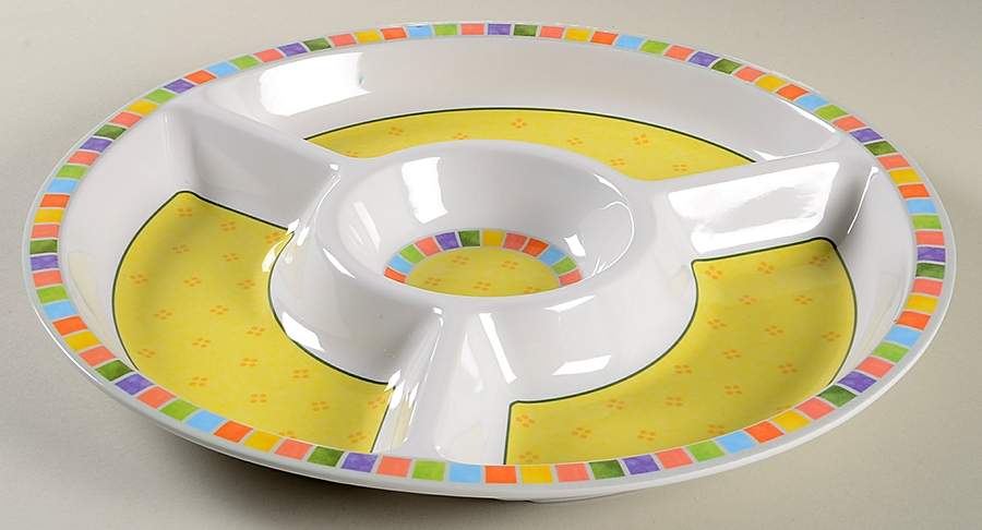 Twist Alea Limone 1 Piece Melamine Chip & Dip by Villeroy & Boch-1
