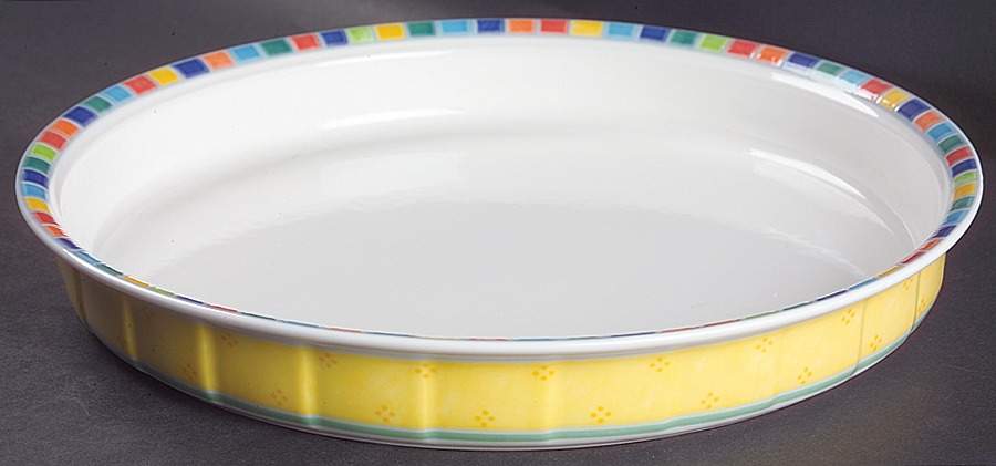Twist Alea Limone 12" Quiche by Villeroy & Boch-1