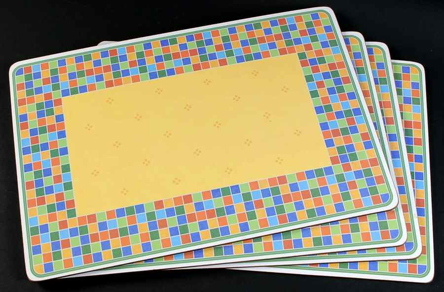 Twist Alea Limone Corkboard Placemat - Set of 4 by Villeroy & Boch-1