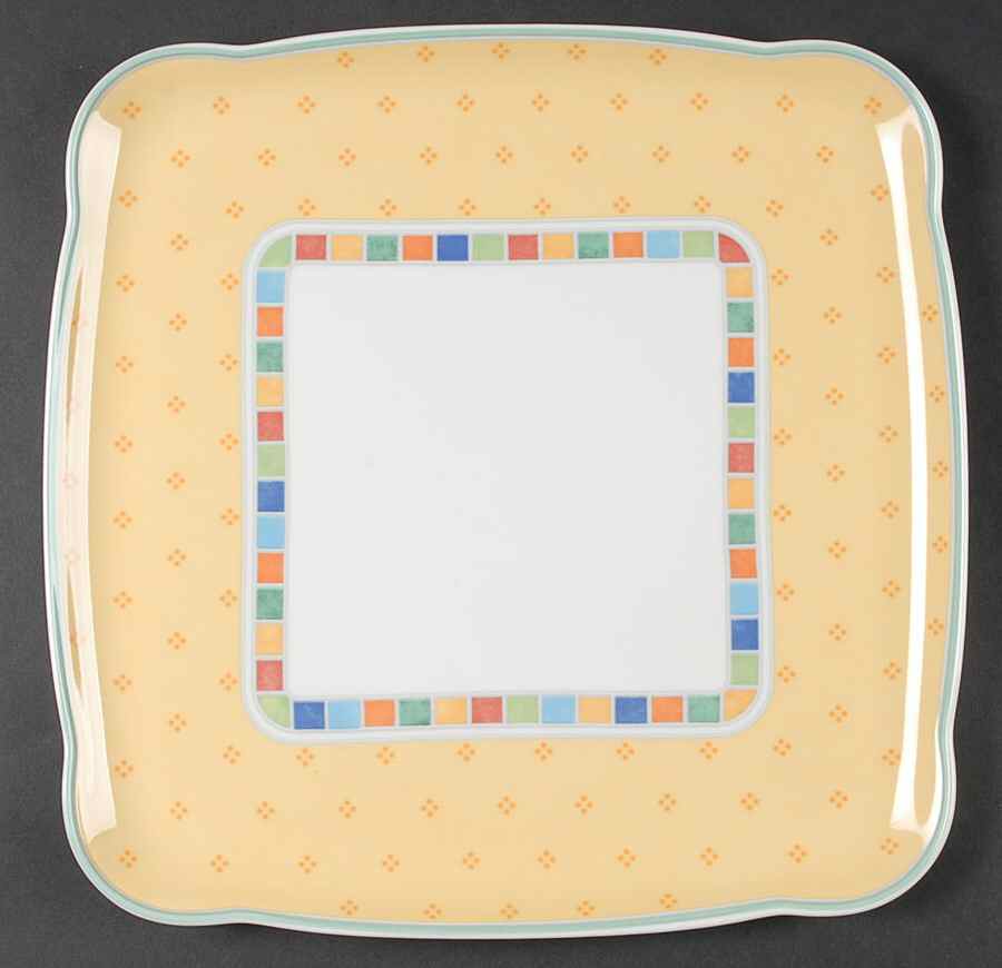 Twist Alea Limone 11" Square Serving Platter by Villeroy & Boch-1