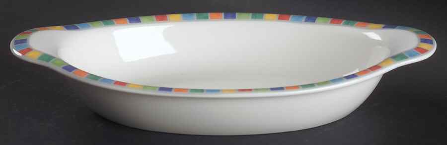 Twist Alea Limone 11" Oval Baker by Villeroy & Boch-1