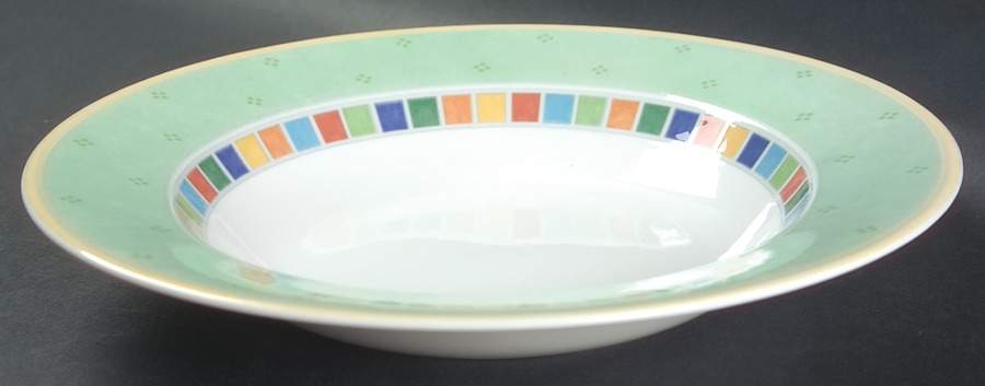 Twist Alea Verde Large Rim Soup Bowl by Villeroy & Boch-1