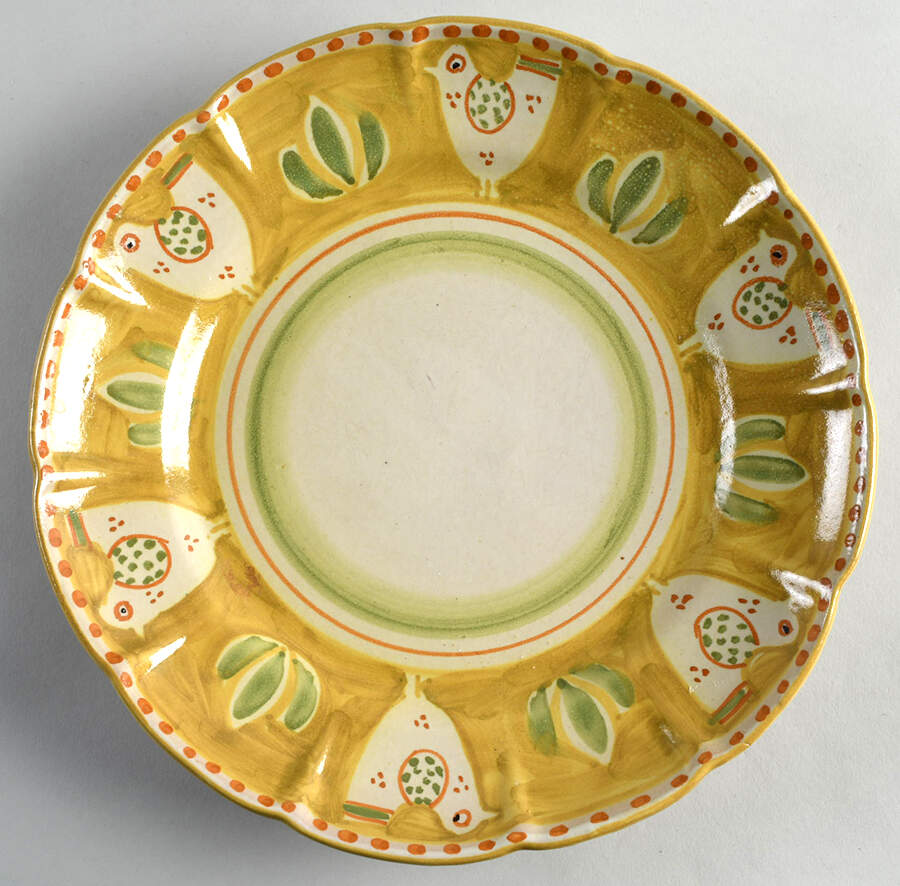 Campagna-Chicken Large Dinner Plate by Ceramica Artistica (CAS Vietri)-1