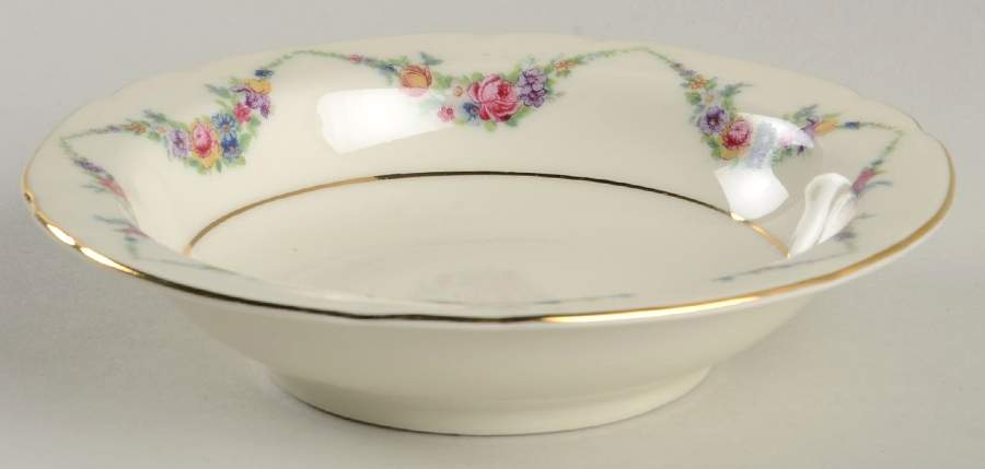 VIT138 Rim Fruit/Dessert (Sauce) Bowl by Victoria (Czech)-1