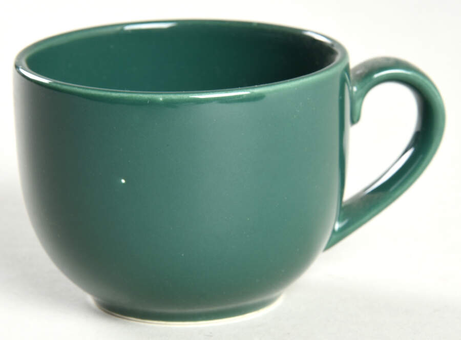 Prisma Hunter Green Flat Demitasse Cup by Vista Alegre-1
