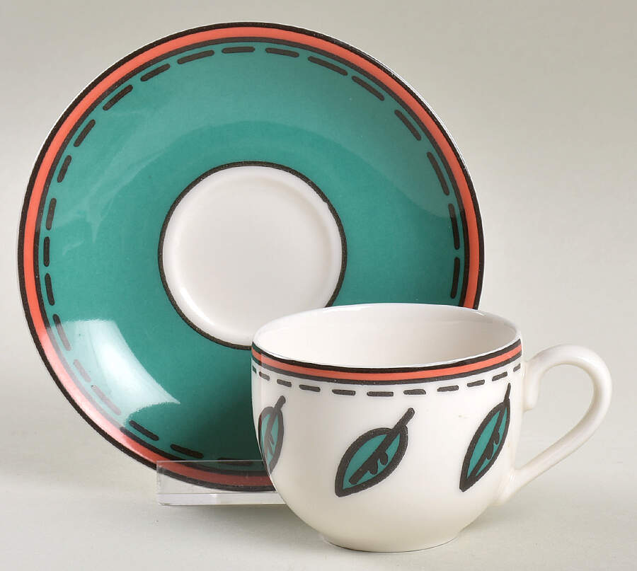 Novi Flat Demitasse Cup & Saucer Set by Villeroy & Boch-1