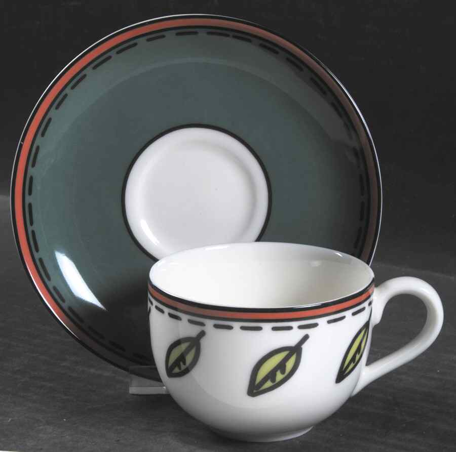 Novi Flat Cup & Saucer Set by Villeroy & Boch-1